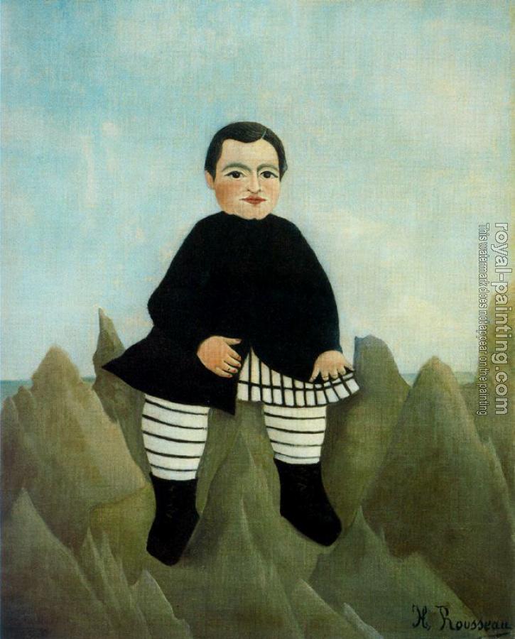 Henri Rousseau : Boy on the Rocks